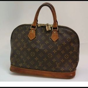LOUIS VUITTON  MONOGRAM  ALMA HANDBAG BAG